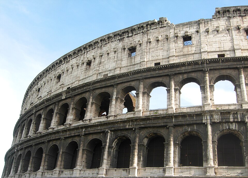 The Colosseum in Rome, Italy