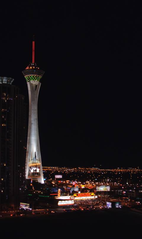 Sahara Boulevard and the north end of the Strip, Las Vegas ( ) — travel photo of The Strip, Las Vegas & the Southwest (USA)