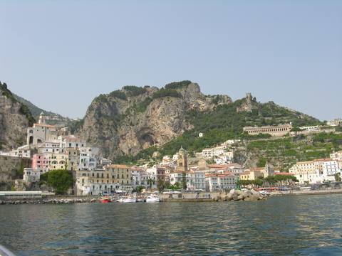 Amalfi sea view Italy — travel photo of Amalfi, Italia