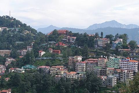 Shimla, India, Panoramic view of Shimla hills — travel photo of India