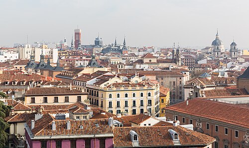 Vista de Madrid desde la catedral de la Almudena, España — travel photo of Madrid