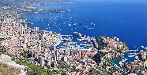 Panorama von Monaco-La Turbie — travel photo of Monaco