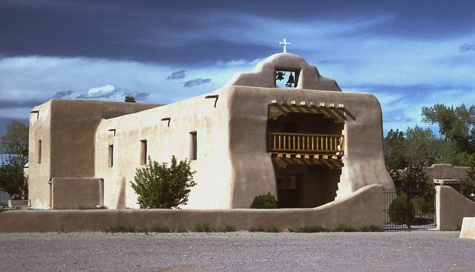 AbiquiuChurchNM — travel photo of Abiquiú, Santa Fe & New Mexico