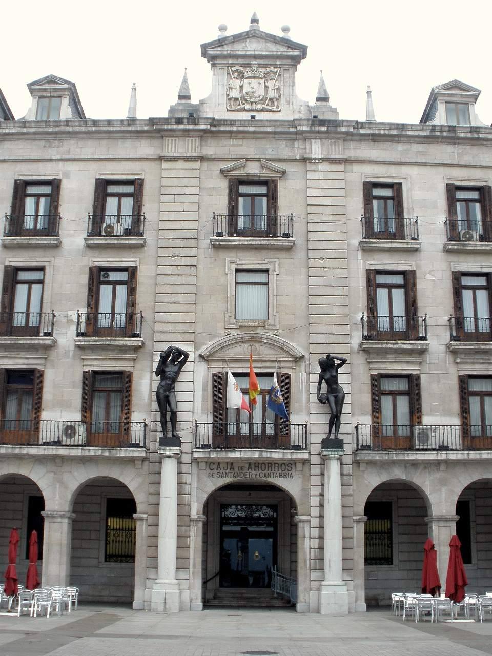 Santander - Plaza Porticada, antigua sede de Caja Cantabria 1 — travel photo of Cantabria · Santander, Cantabria