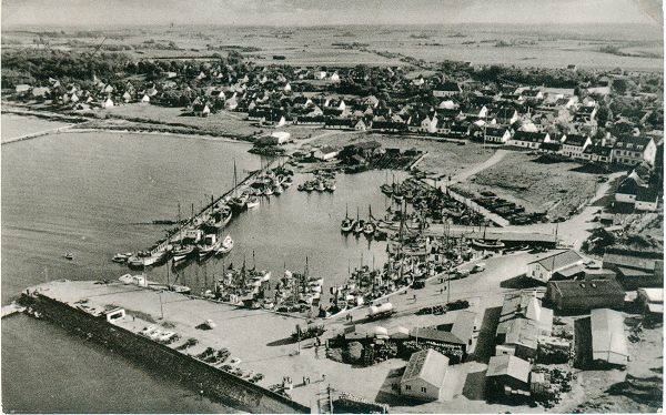 Gilleleje aerial vintage photo — travel photo of Gilleleje, North Zealand
