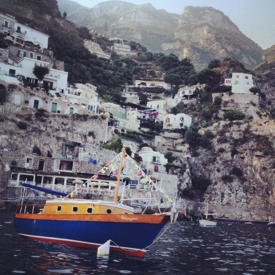 Praiano from the sea — travel photo of Praiano, Amalfi Coast