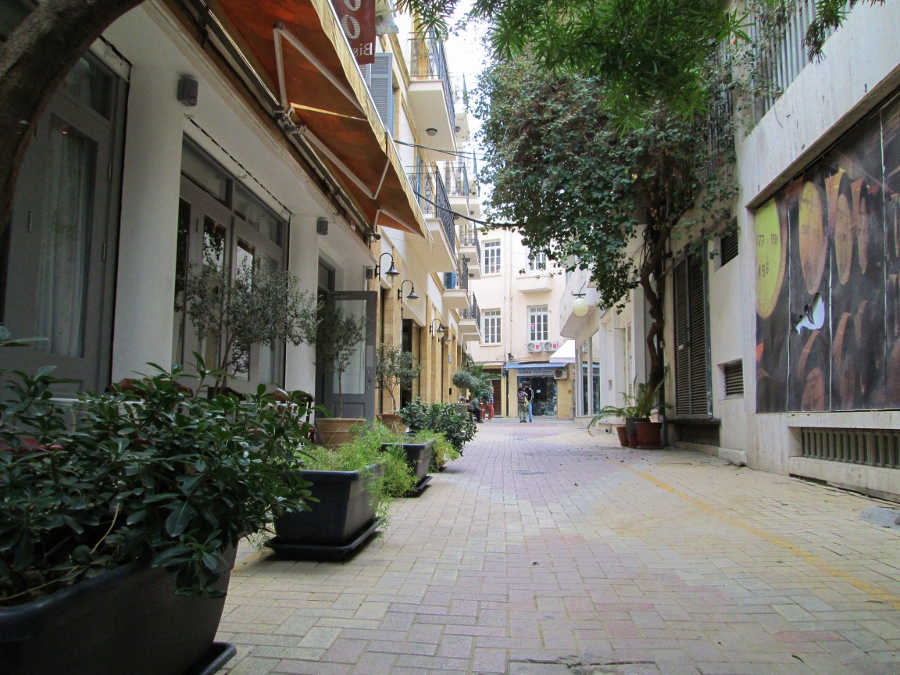 Street in Old Nicosia Laiki Geitonia Nicosia Republic of Cyprus — travel photo of Laiki Geitonia, Nicosia