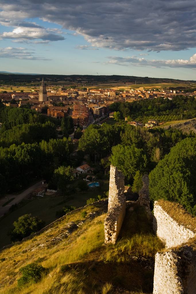 Vista de El Burgo de Osma desde el castillo de Osma — travel photo of El Burgo de Osma, Soria
