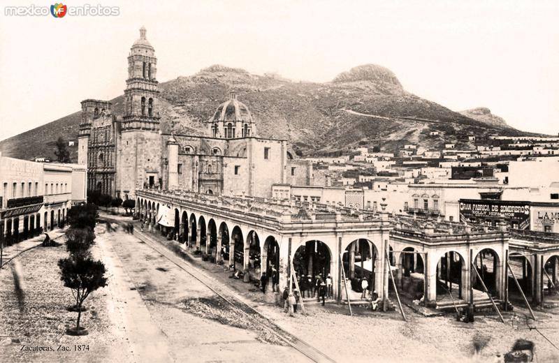Market and Cathedral of Zacatecas (Mexico) — travel photo of Zacatecas