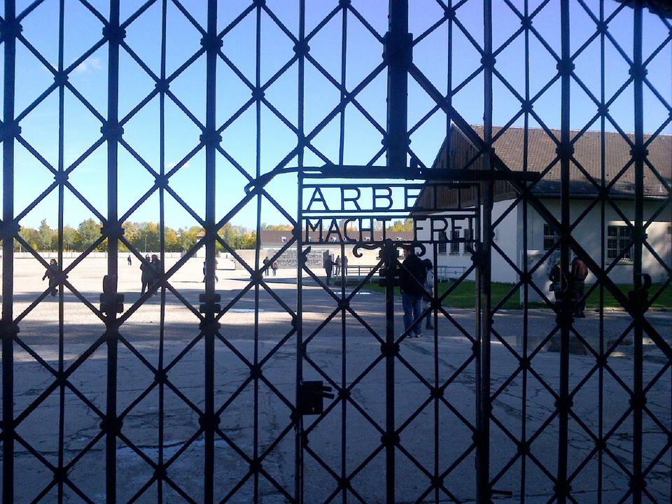 Dachau Concentration Camp gate — travel photo of Dachau, Munich