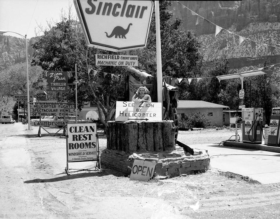 Array of signs at Grandma's in Springdale., ZION Museum and Archives Image ZION, ZION (686d22b1c6a54a84b9685e78f76443f3) — travel photo of Zion & Springdale