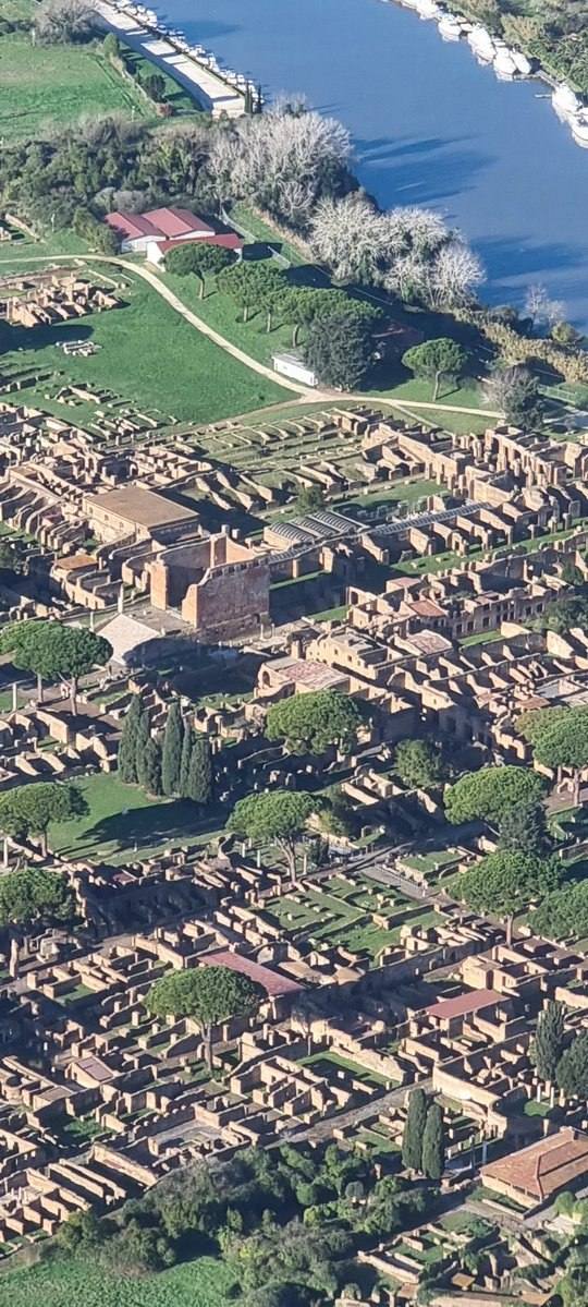 Ostia Antica Aerial View — travel photo of Ostia Antica, Rome
