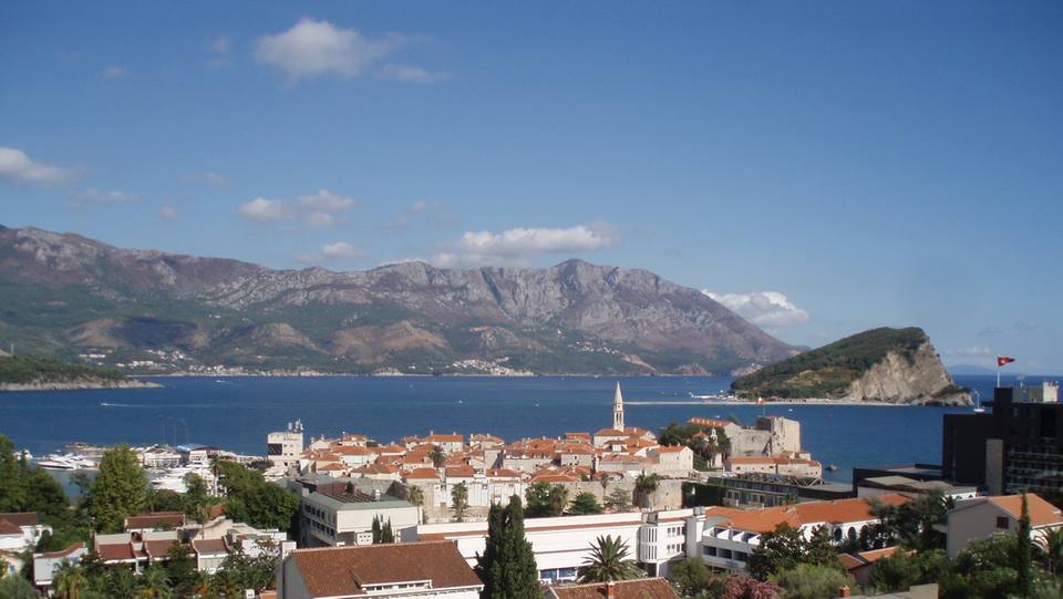 Budva, view from Gospostina — travel photo of Budva