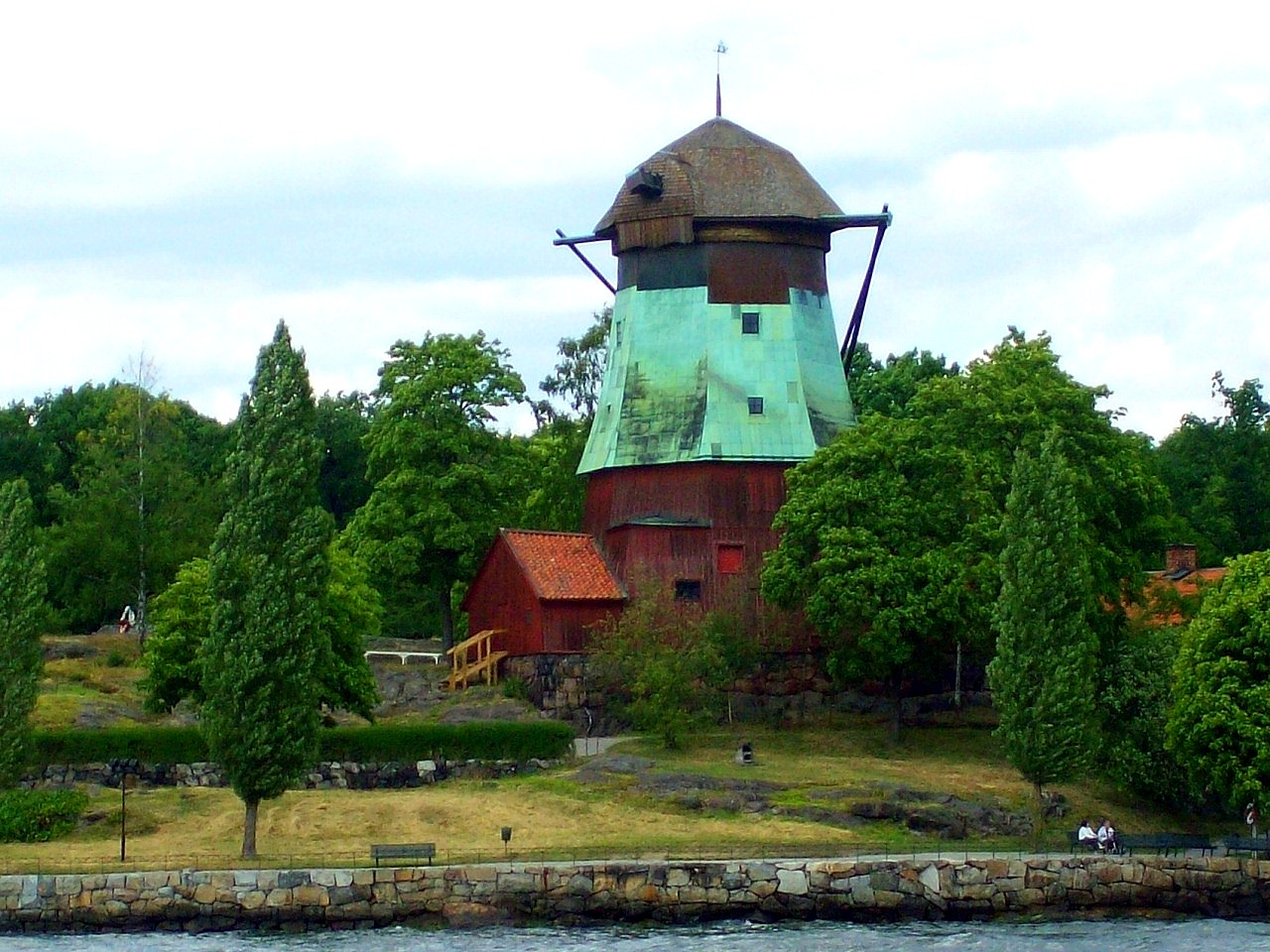 Oil mill on the island Djurgården, Waldemarsudde, Stockholm — travel photo of Djurgården, Stockholm & the Archipelago