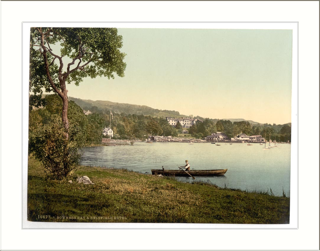 Windermere Bowness Bay and Belsfield Hotel Lake District England — travel photo of Windermere & Bowness, The Lake District