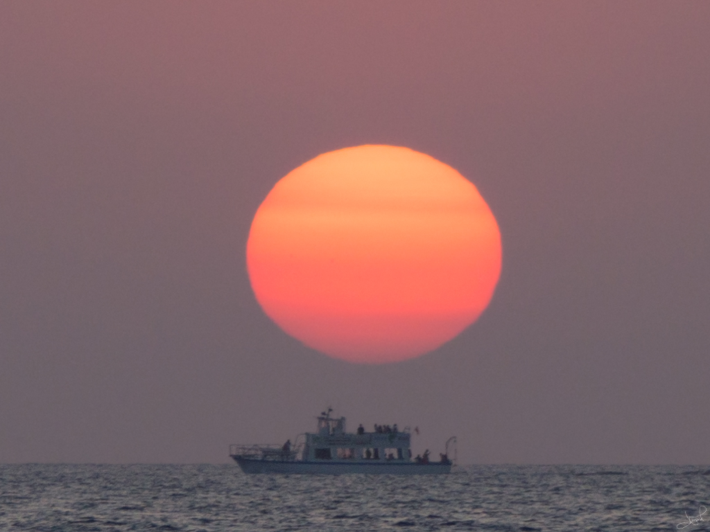 Sunset, Sant Antoni de Portmany, Ibiza, Spain ( ) — travel photo of Sant Antoni de Portmany