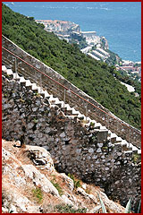 Upper Charles V Wall steps — travel photo of Charles V Wall, Upper Rock Nature Reserve