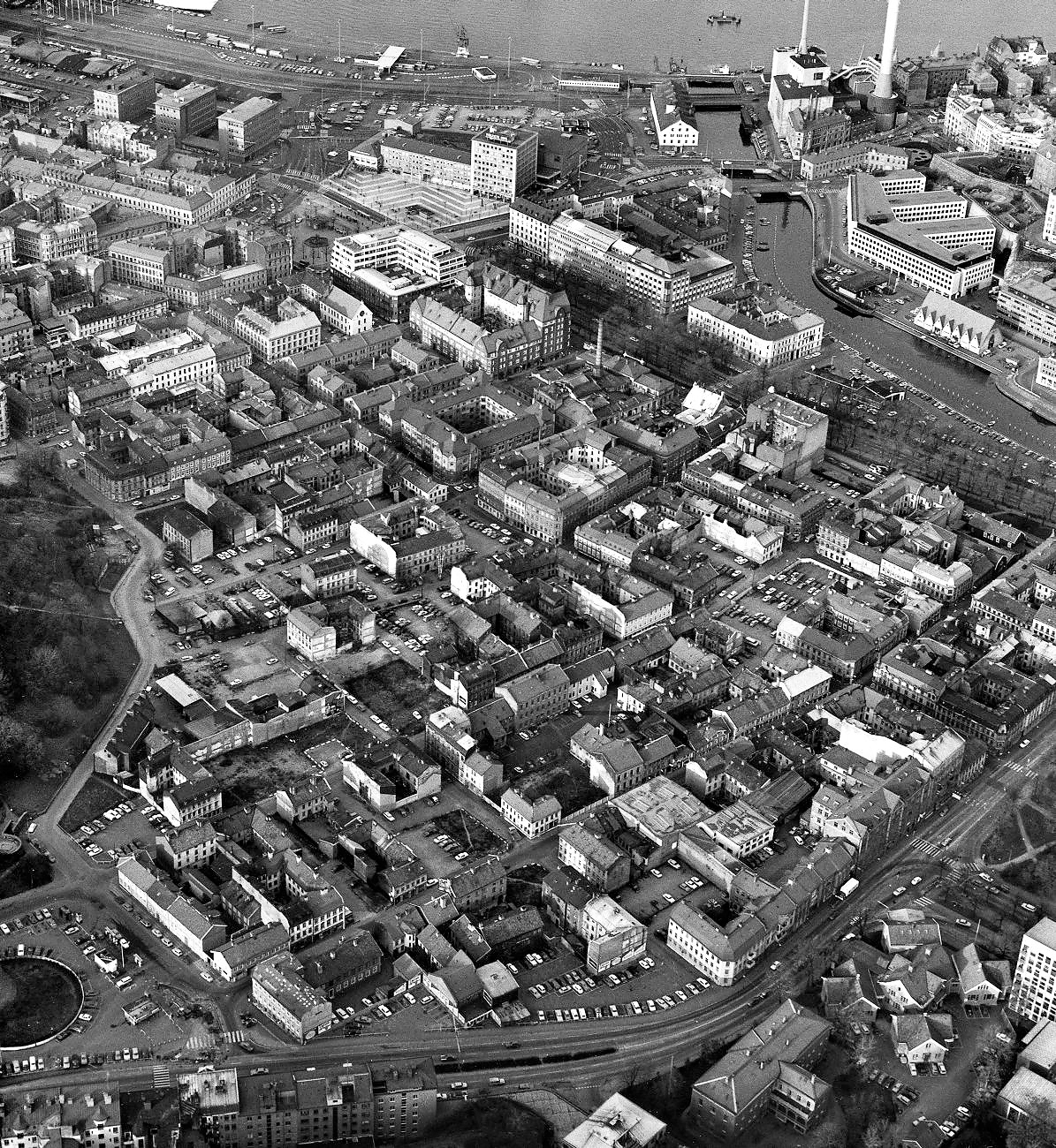 Aerial of Haga, Gothenburg, june — travel photo of Haga, Gothenburg