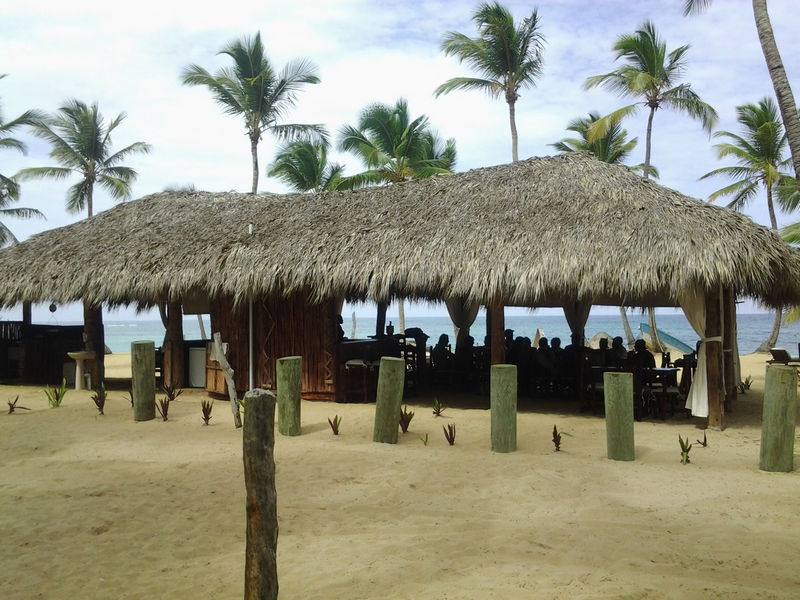 Punta Cana Just Safari - view on restaurant on Uvero Alto Beach — travel photo of Uvero Alto, Punta Cana
