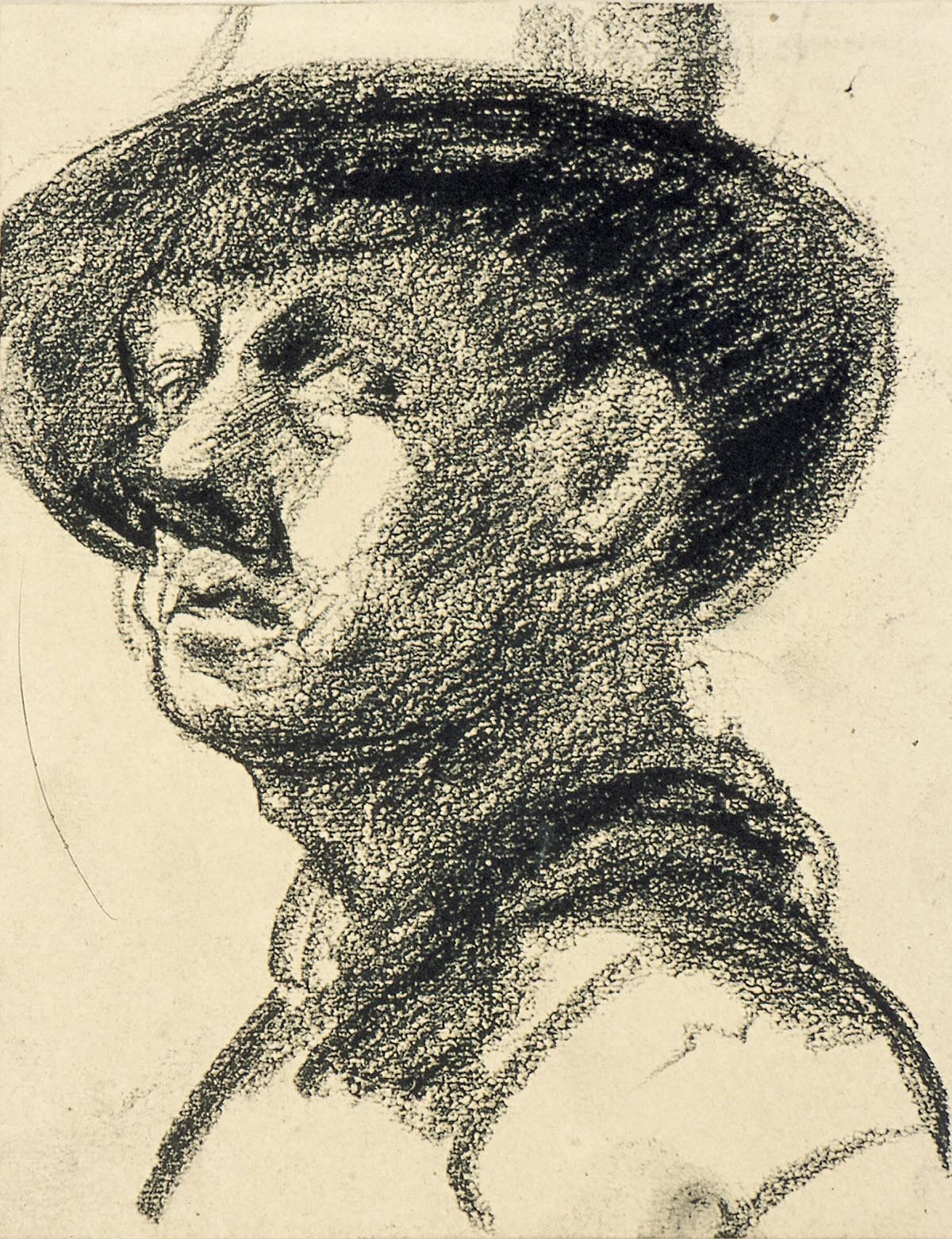 Self-Portrait with Hat, Three-Quarter View by Theo van Doesburg Centraal Museum AB4536 — travel photo of Museum Quarter, Amsterdam