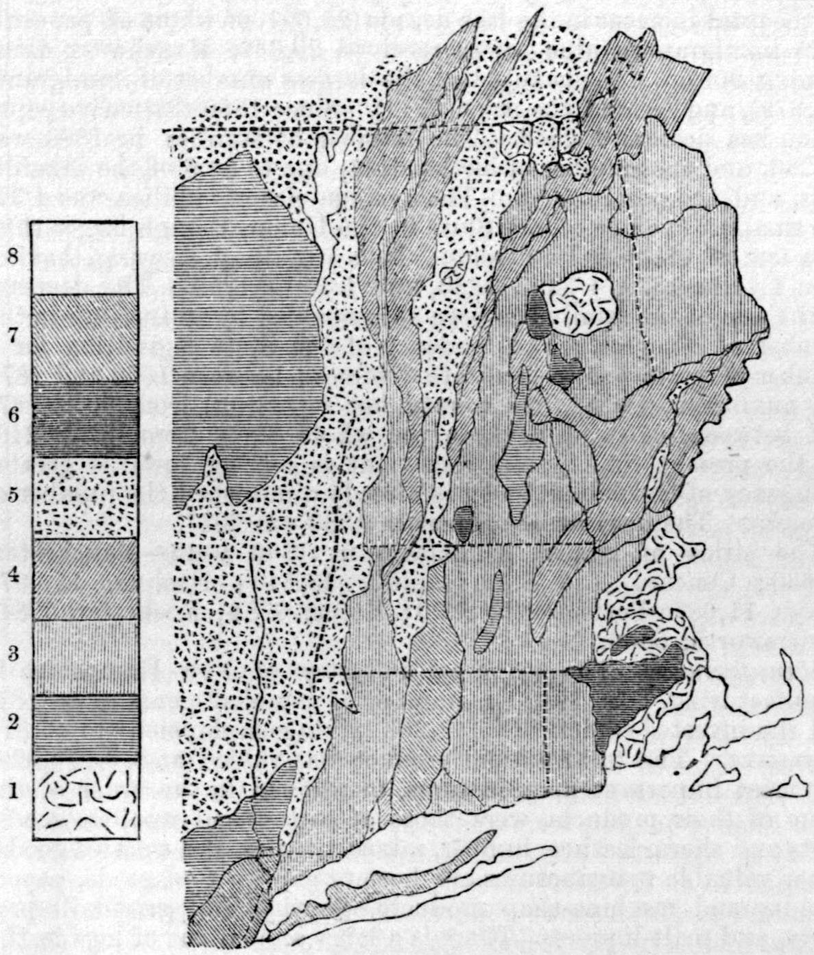 EB9 New Hampshire - New England rock distribution — travel photo of New England