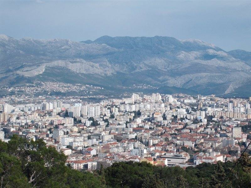Split from the Marjan hill — travel photo of Marjan Hill, Split