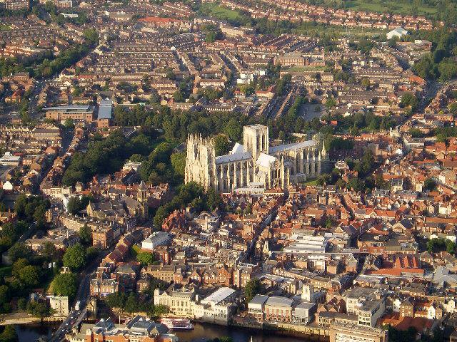 York (Aerial view) — travel photo of York, York & Yorkshire