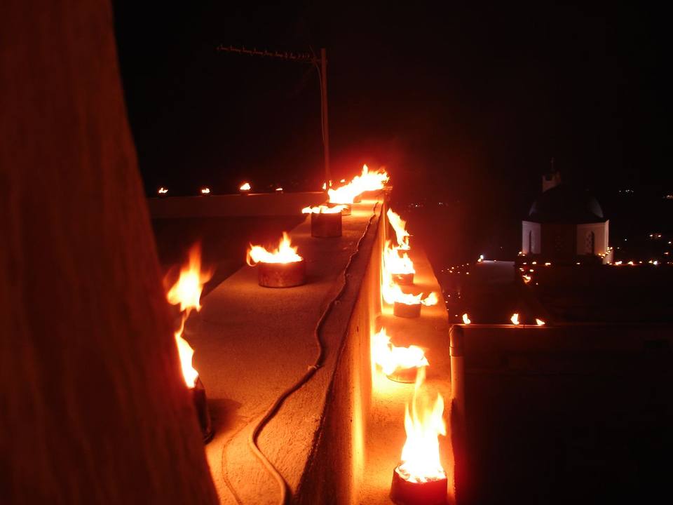 Good friday night in Pyrgos, Santorini 2 — travel photo of Pyrgos, Santorini