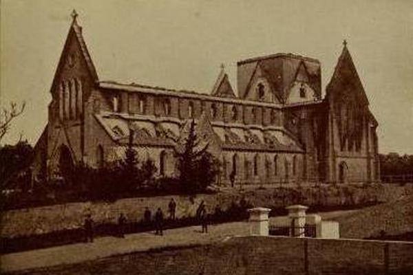 Bishop of Newfoundland & Bermuda chapel of ease Trinity Church after fire — travel photo of Trinity, St John's & Newfoundland