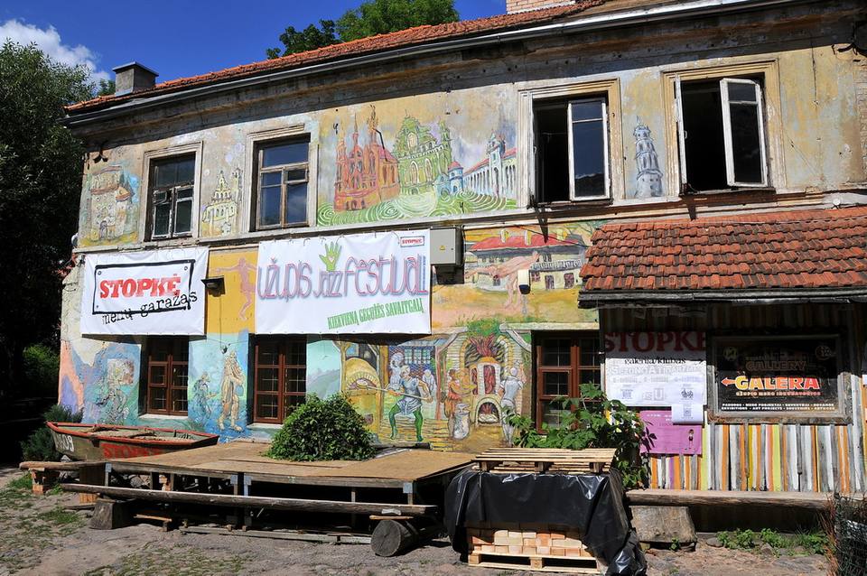 Graffiti Užupis Vilnius — travel photo of Užupis, Vilnius