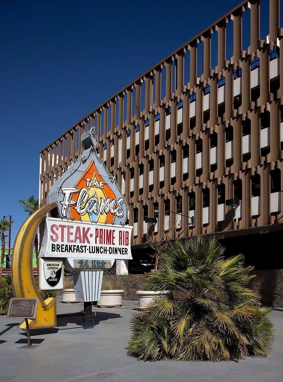 The Flame sign, Neon Museum — travel photo of Neon Museum, Downtown & Fremont Street