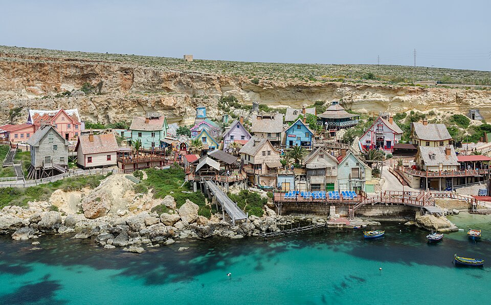 View of Popeye Village, Malta 1 — travel photo of Popeye Village
