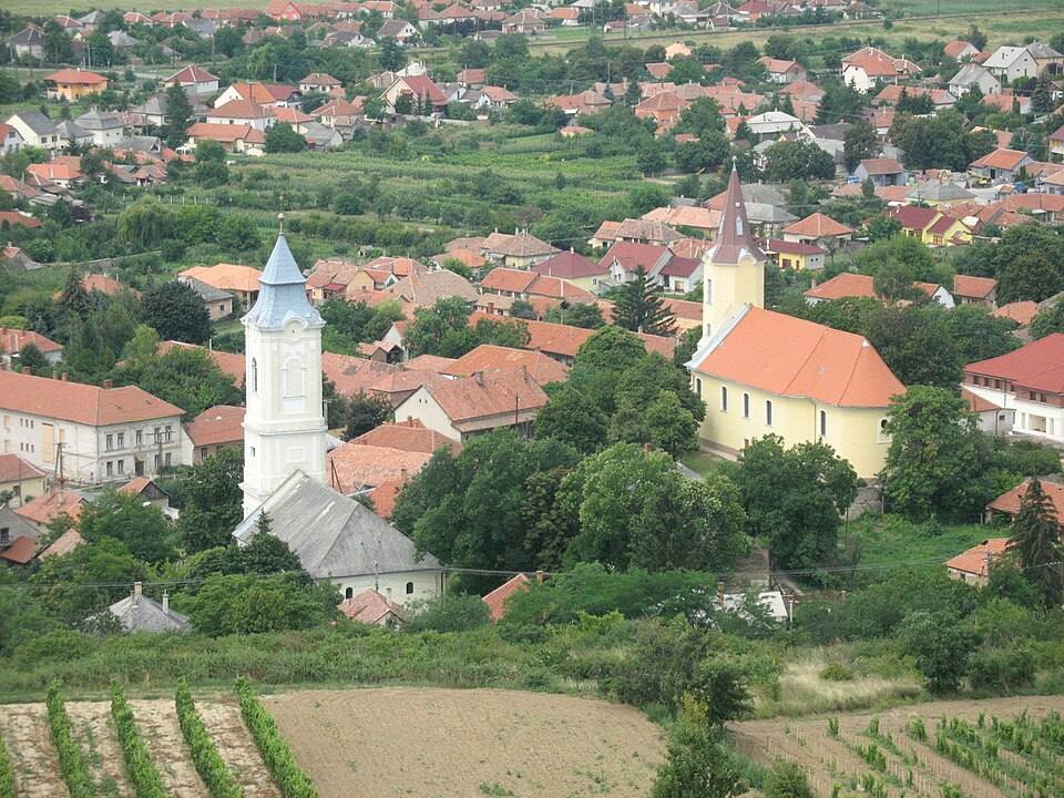 Tarcal, view from the Tokaj mountain — travel photo of Tarcal, Tokaj
