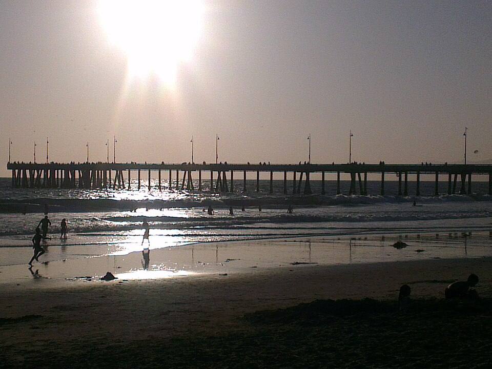 Venice Beach Sunset — travel photo of Venice Beach, Los Angeles