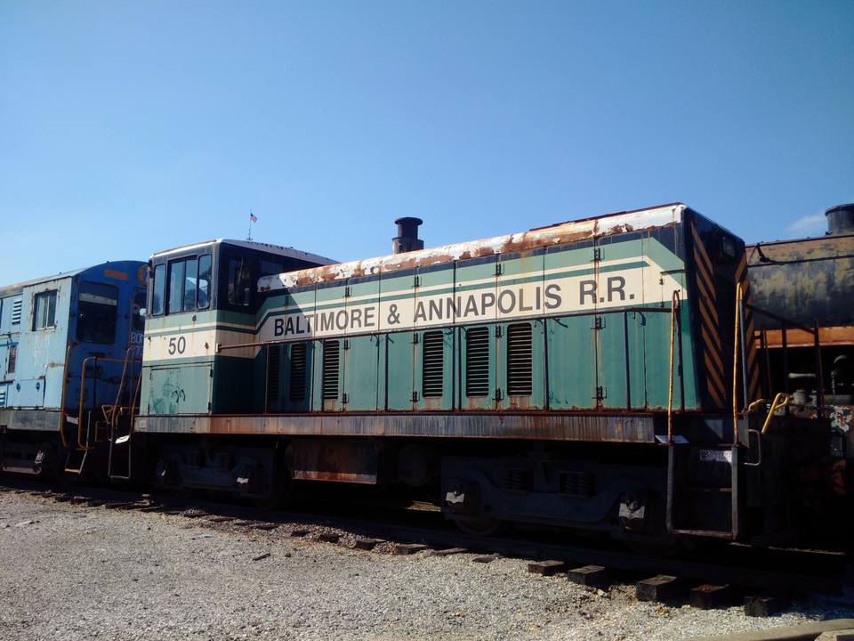 Baltimore&Annapolis Locomotive — travel photo of Annapolis, Baltimore & Annapolis