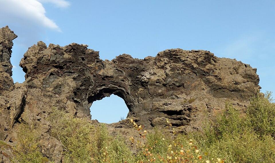 Dimmuborgir Panorama — travel photo of Dimmuborgir
