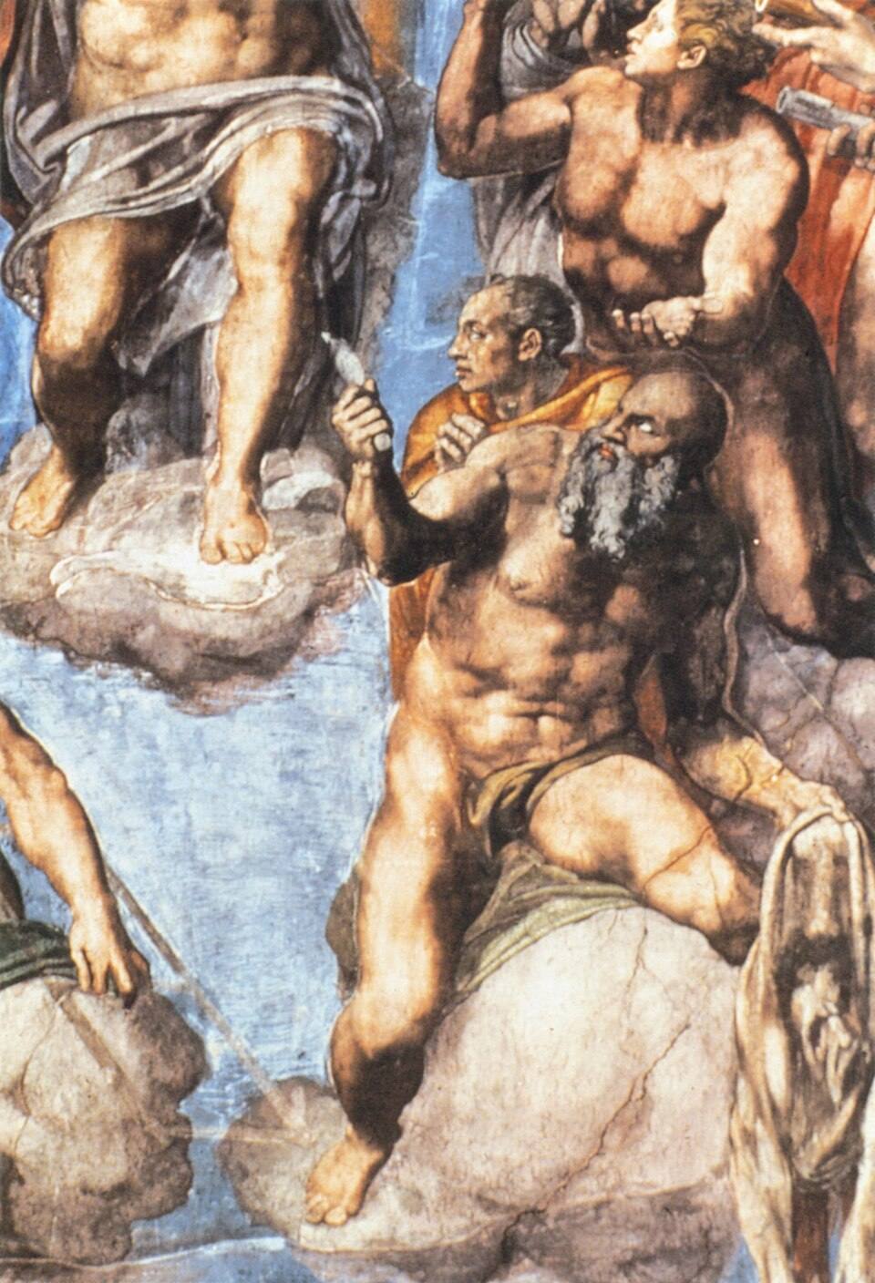 St Bartholomew from The Last Judgement — travel photo of The Last Judgement, Sistine Chapel