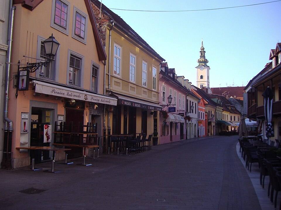 Early morning in the Tkalčićeva Street — travel photo of Tkalčićeva Street, Zagreb