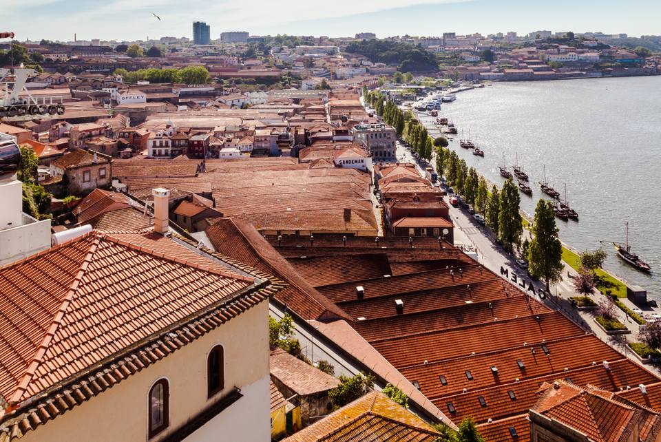 Vista de Vila Nova de Gaia desde Jardim do Morro, Portugal — travel photo of Vila Nova de Gaia, Porto