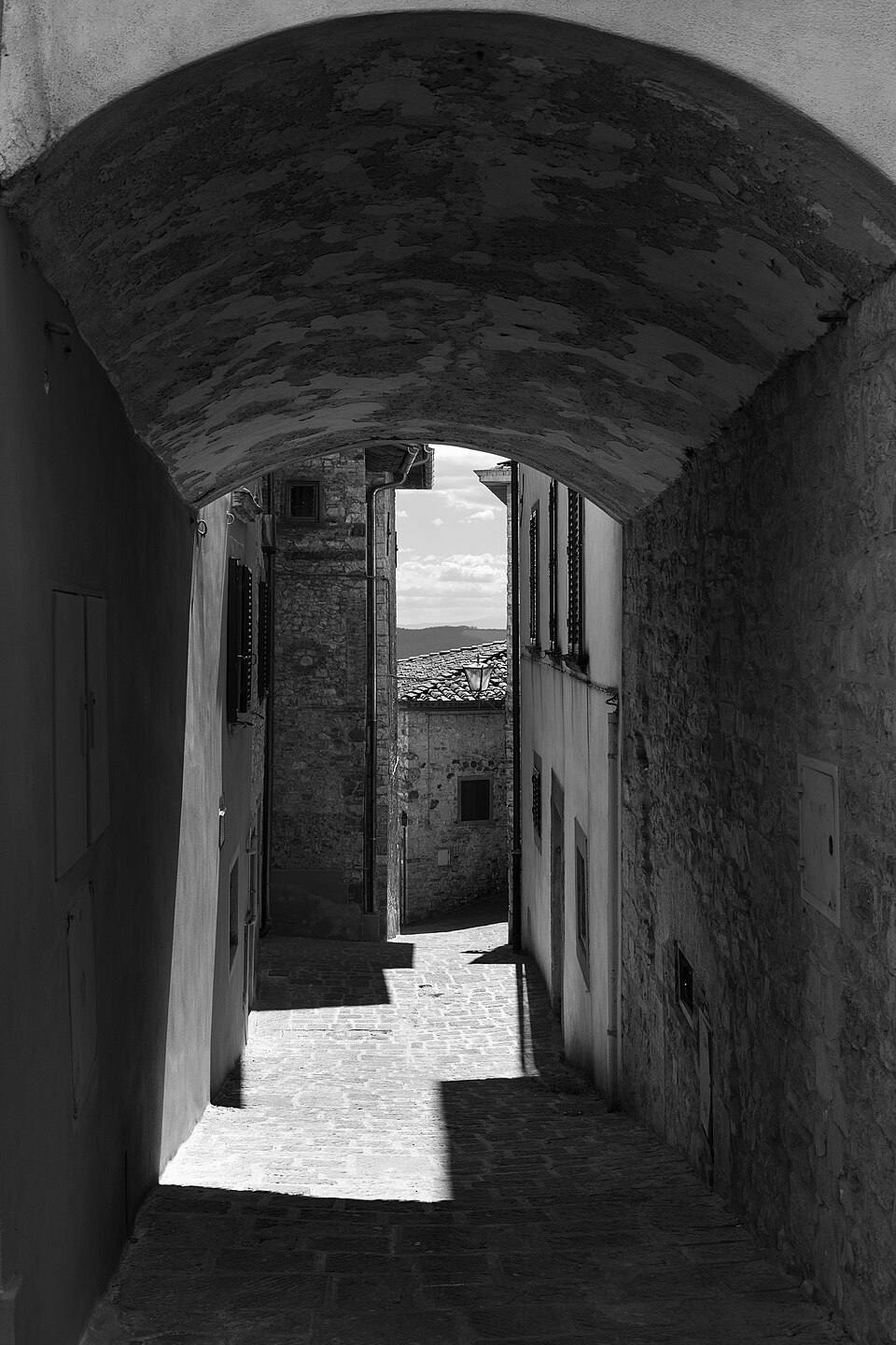 Alley - Radda in Chianti, Siena, Italy - April 6 — travel photo of Siena, Siena & Chianti