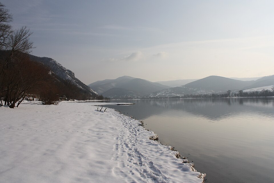 Danube Bend from the Zebegény beach — travel photo of Danube Bend