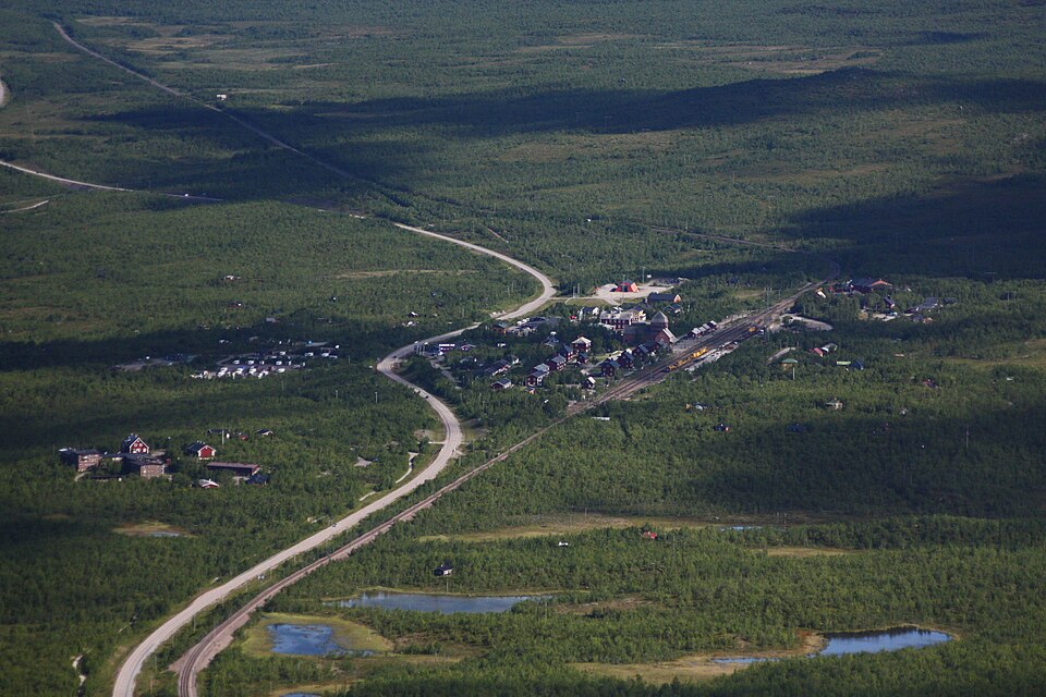 Abisko Östra over view — travel photo of Abisko