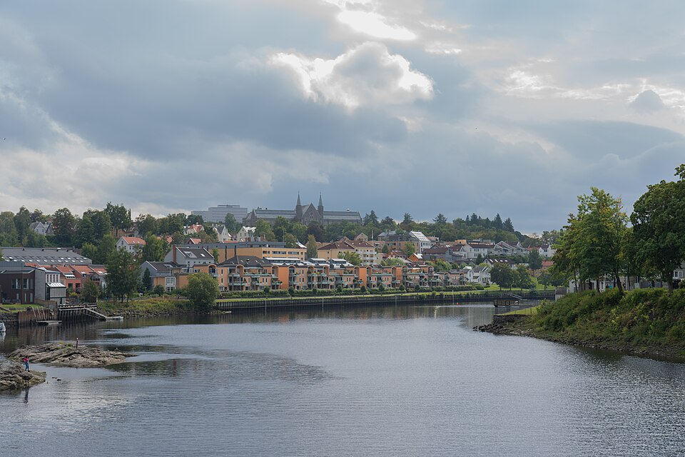 View from Gamle Bybro, Trondheim, Norway — travel photo of Trondheim, Norway