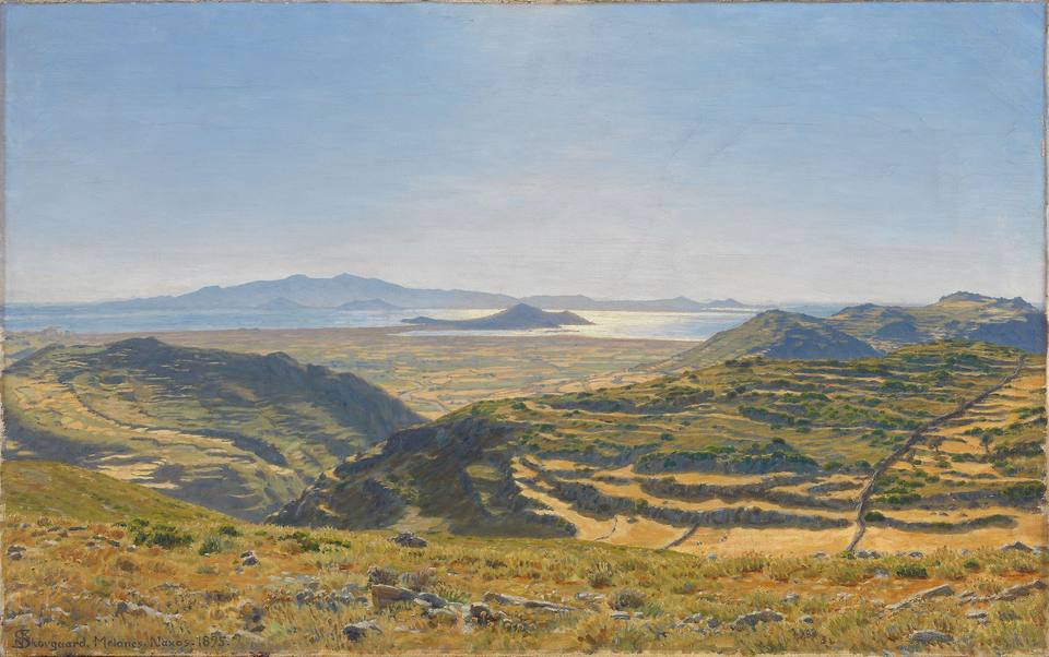 Niels Skovgaard - View from Naxos towards Paros - NG.M. - National Museum of Art, Architecture and Design — travel photo of Paros & Naxos