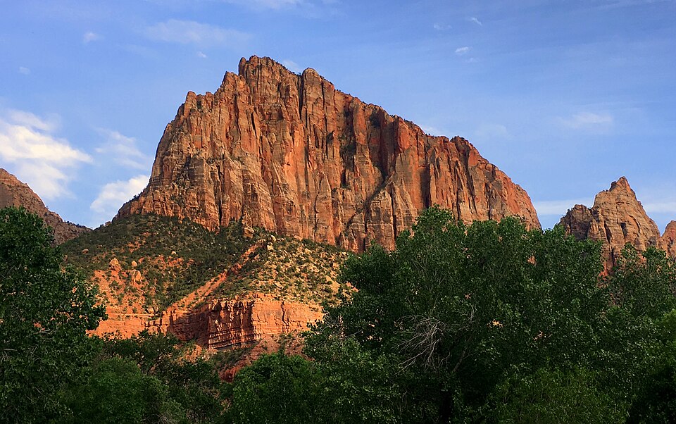Utah - Springdale - The Watchman - Zion Canyon Views — travel photo of Zion Canyon, Zion & Springdale