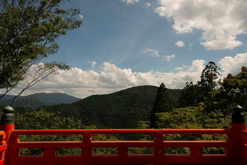 View from the grounds of Kurama-dera ( ) — travel photo of Kurama, Kyoto