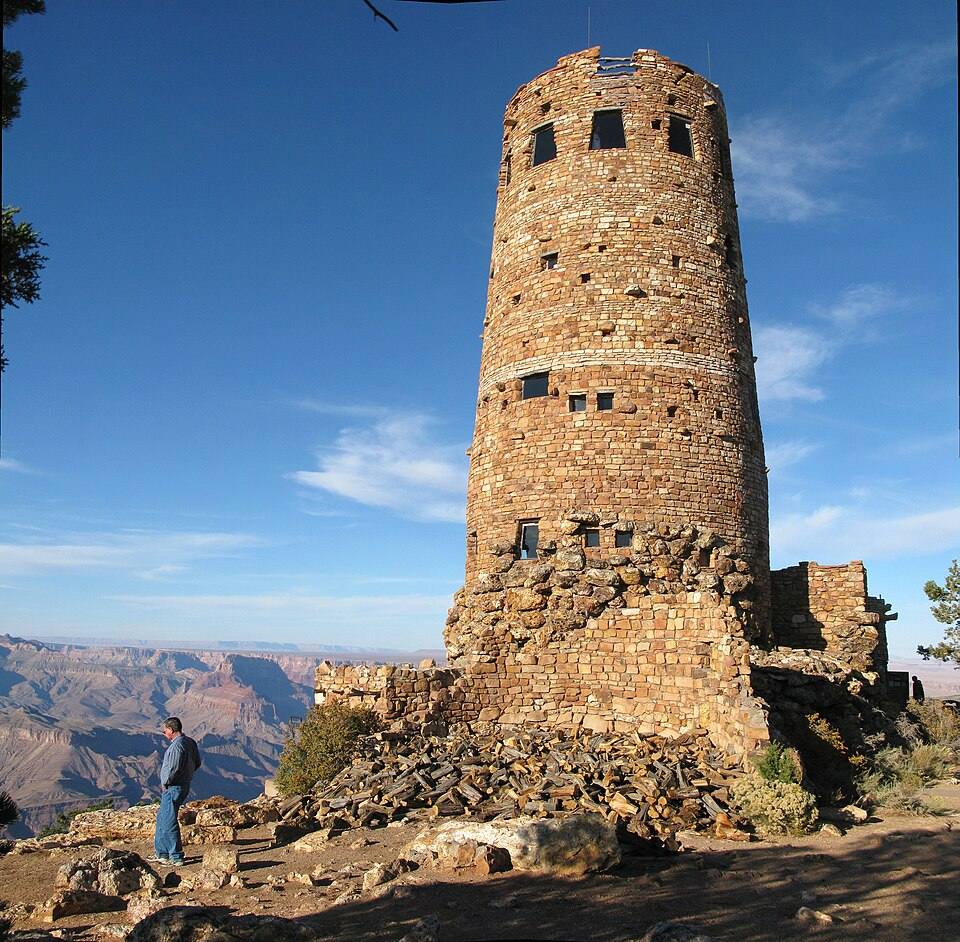 Grand Canyon National Park, Desert View Watchtower - - Grand Canyon NPS — travel photo of Desert View Watchtower, Grand Canyon South Rim