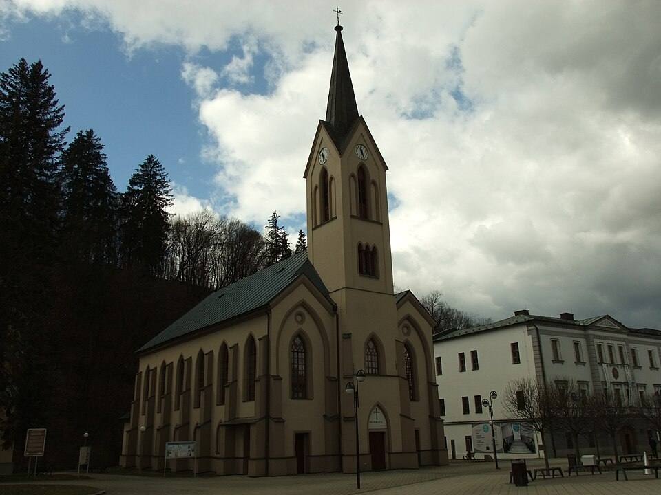 Lutheran church in Dolný Kubín, Slovakia — travel photo of Slovakia