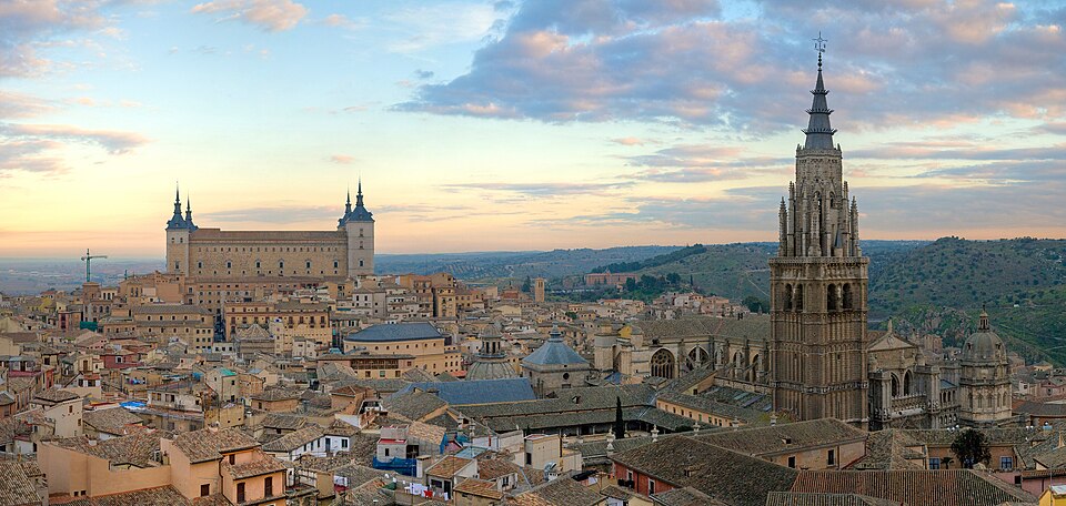 Toledo Skyline Panorama, Spain - Dec — travel photo of Toledo, Castile-La Mancha