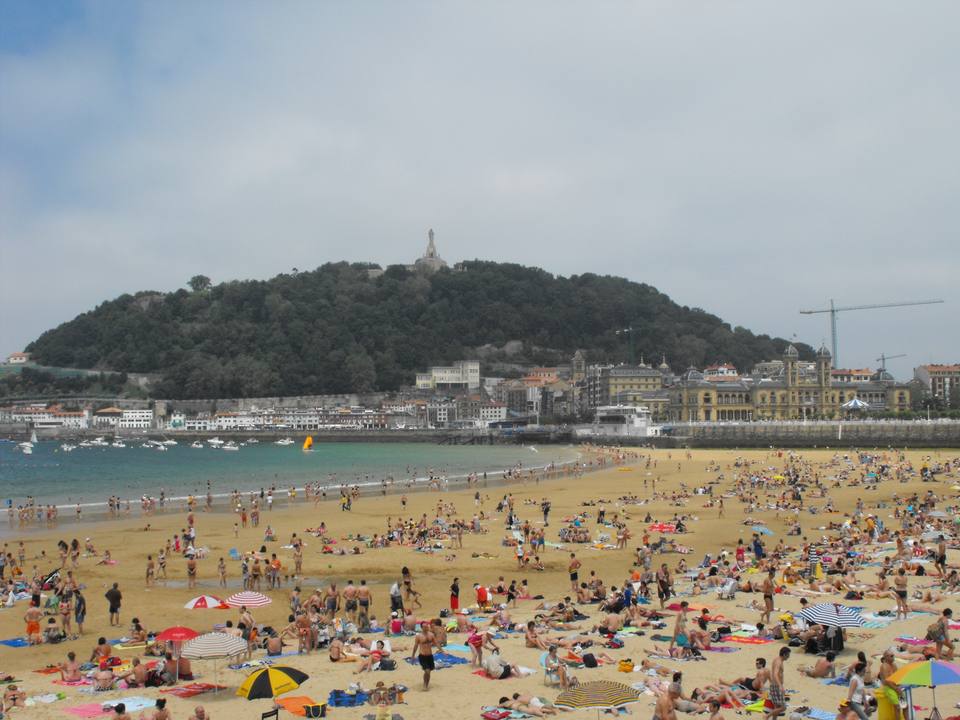 La Concha beach - San Sebastian - Basque country - Spain — travel photo of San Sebastián, Basque Country